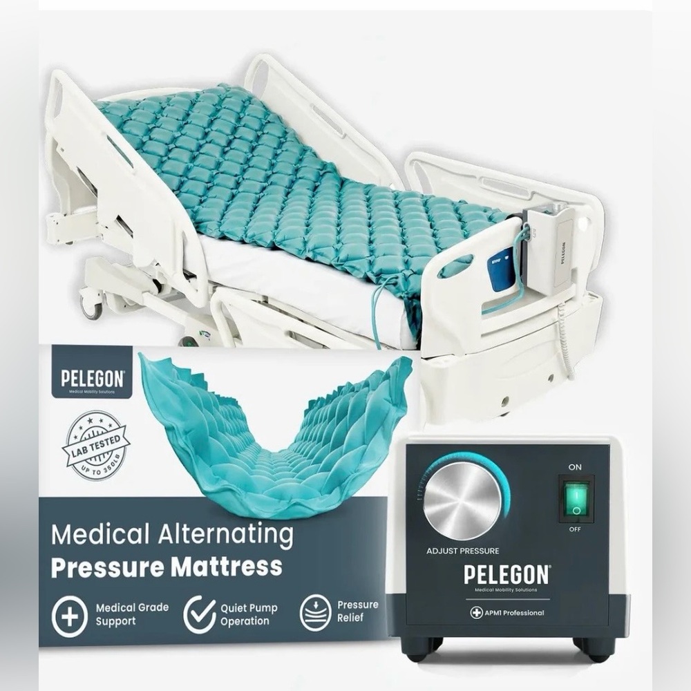 NIB Pelegon Alternating Air Pressure Mattress, Teal